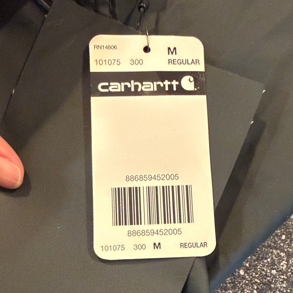 NWT Carhartt Men's Waterproof Work bib overalls - size medium - Picture 3 of 3